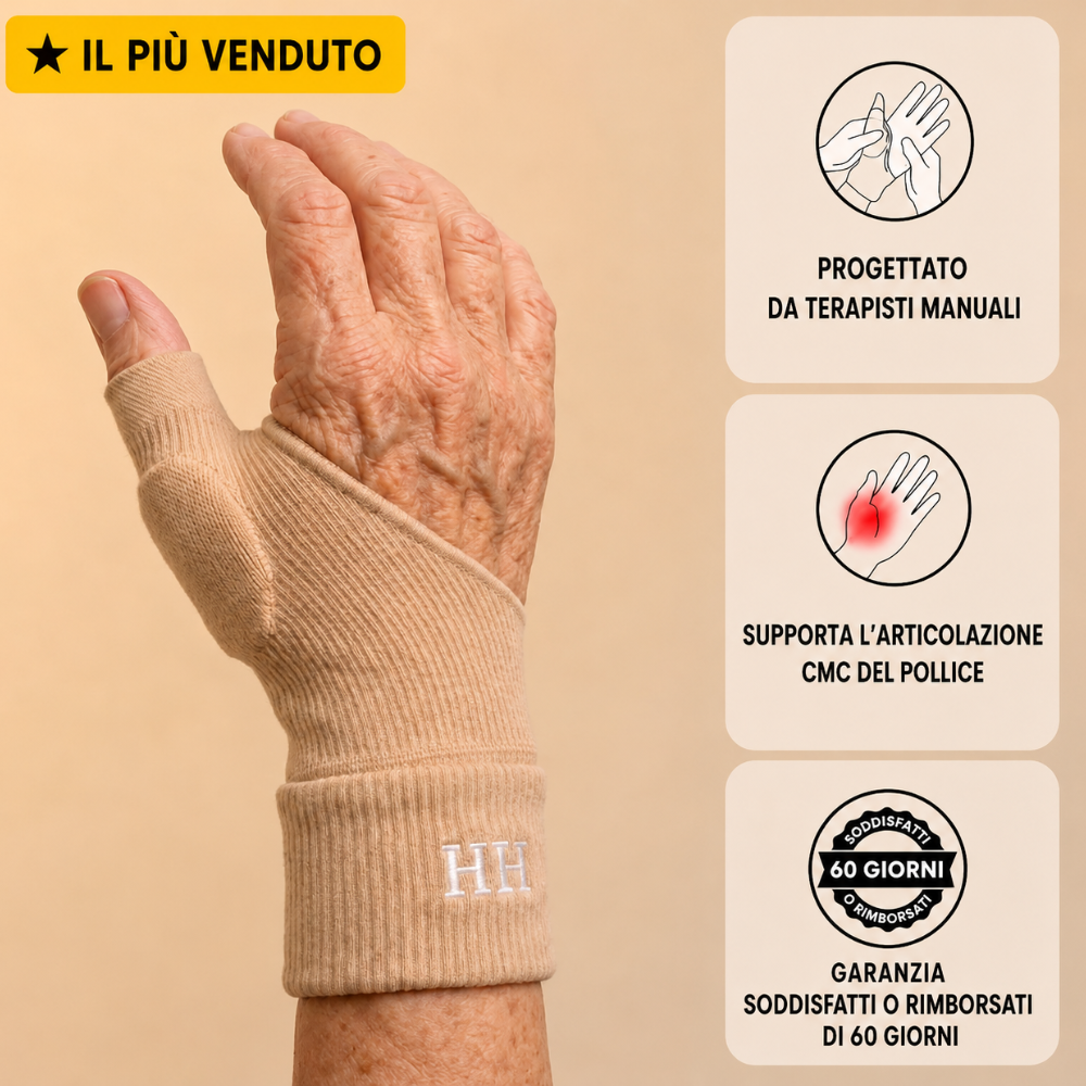 Supporto per Pollice Dolorante durante Maglia e Uncinetto